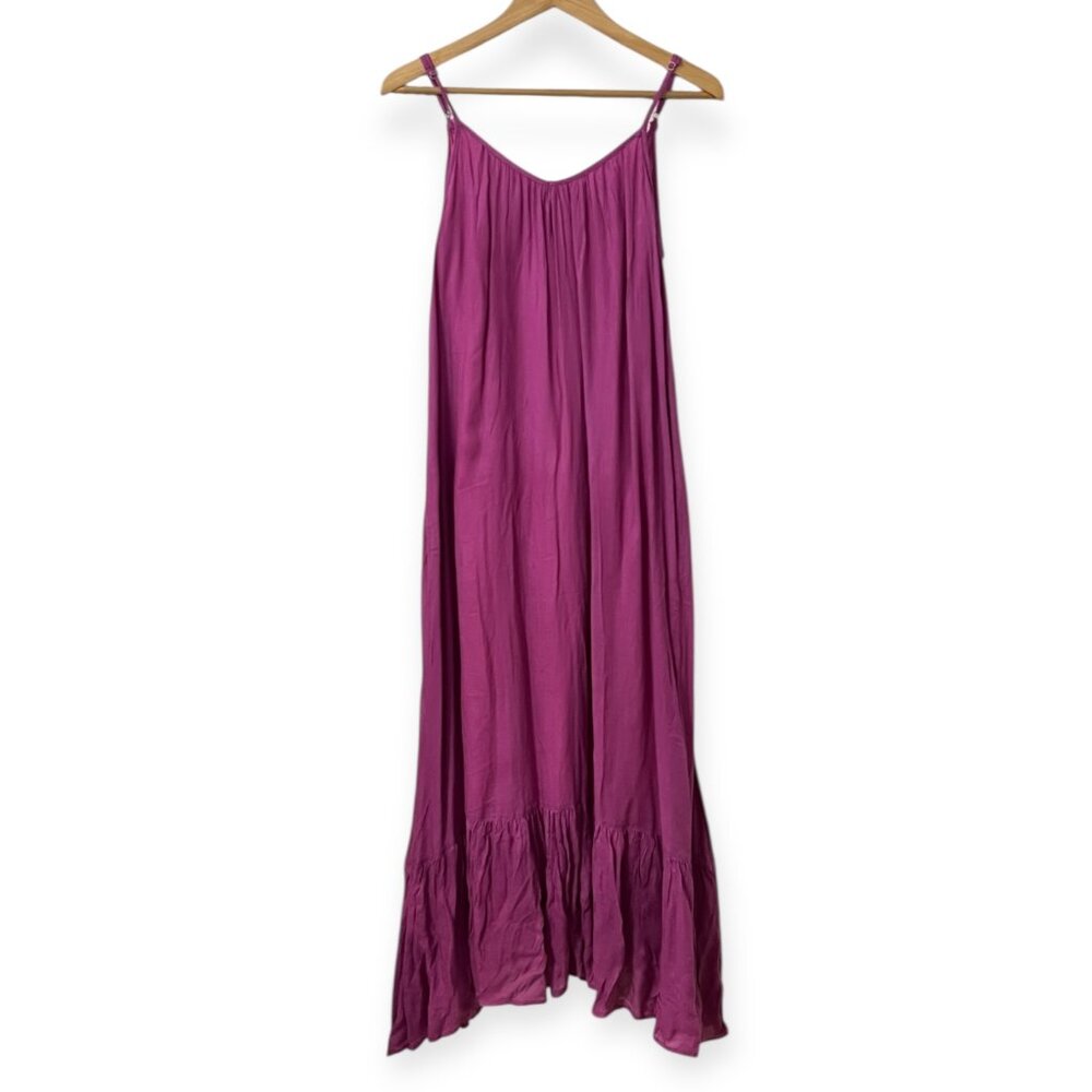 Easel Los Angeles Maxi Dress Womens S Pink Sleeveless Flowy Casual